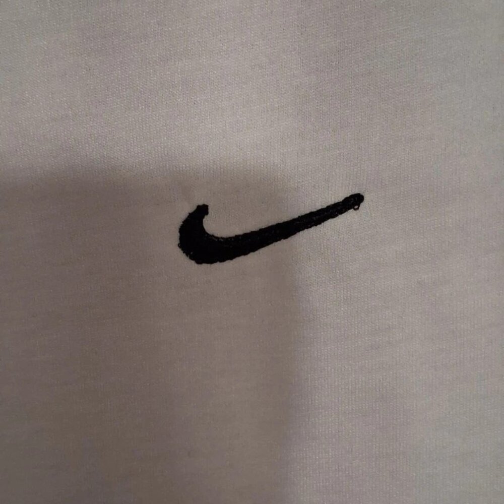 Mens Nike Sportswear Long Sleeve T-Shirt White,  Black Logo